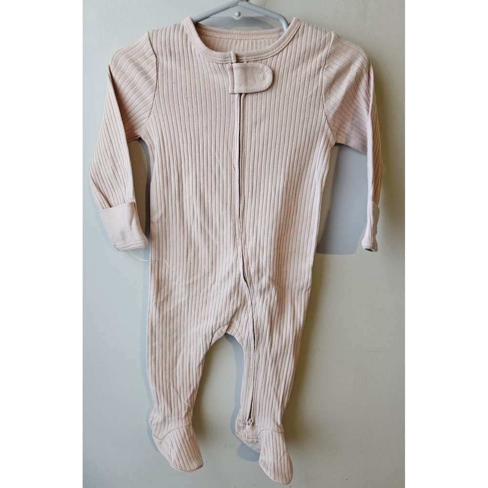 Cloud Island‎ Pink Long-Sleeve 2-Way Zip Pajamas 3-6 Months Soft